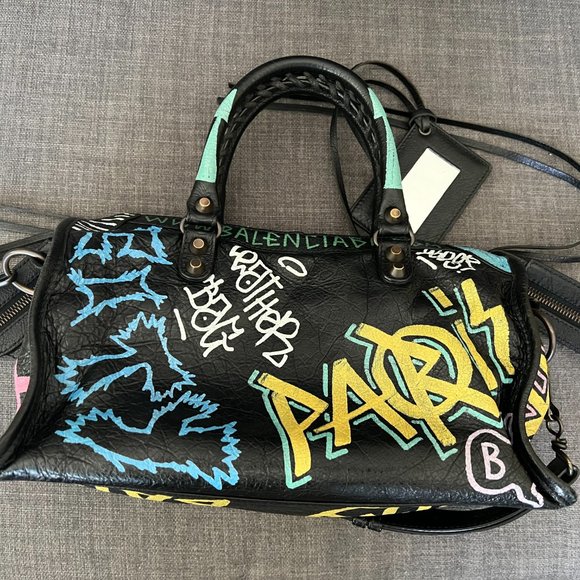 COPY - Balenciaga graffiti city bag small - Picture 5 of 16